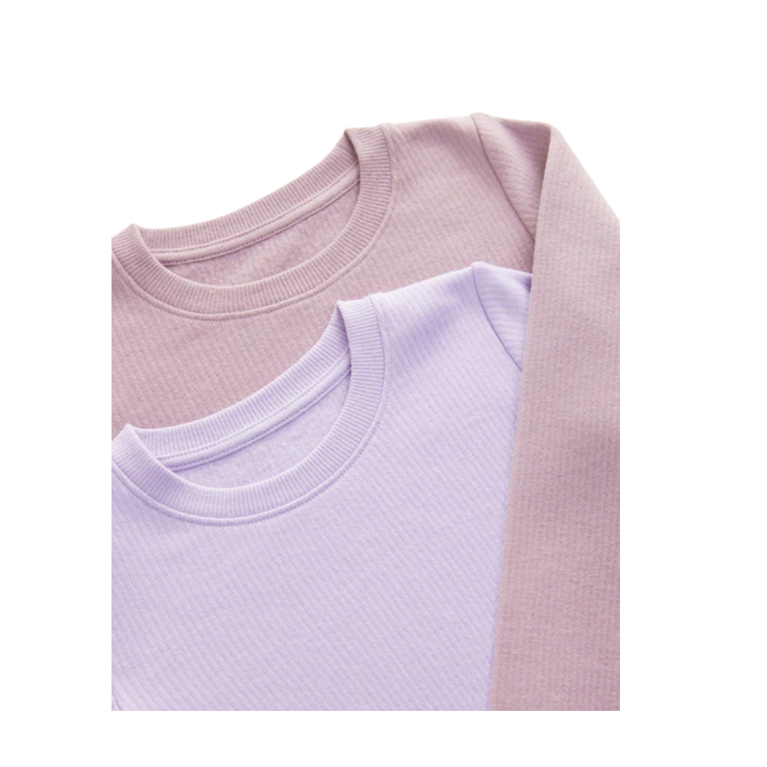 Girls Long Sleeve T-Shirt -Pack Of 2